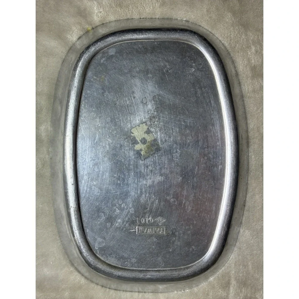 Pewter‎ Bread Tray Give Us This Day Our Daily Bread 8.5x6